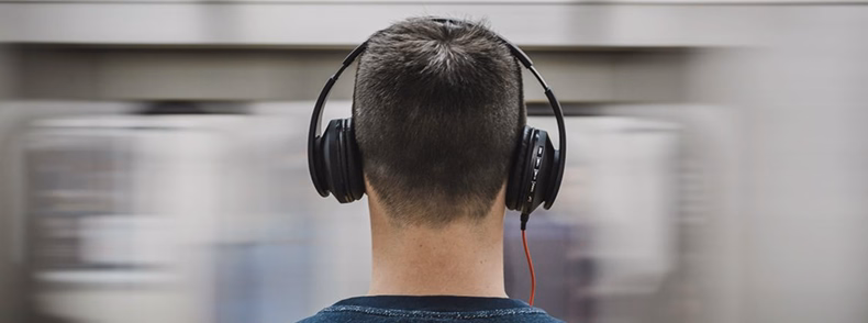 Listening to music